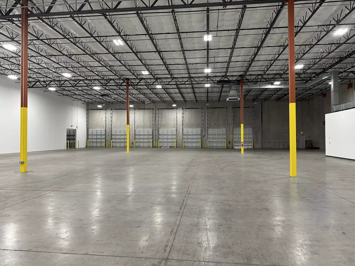 Modern commercial real estate building